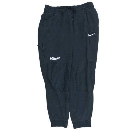 Nike Men's Black Jogger Sweatpants L Fleece Cuffed Tapered