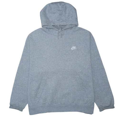 Nike Men's Grey XL Pullover Fleece Hoodie Sweatshirt