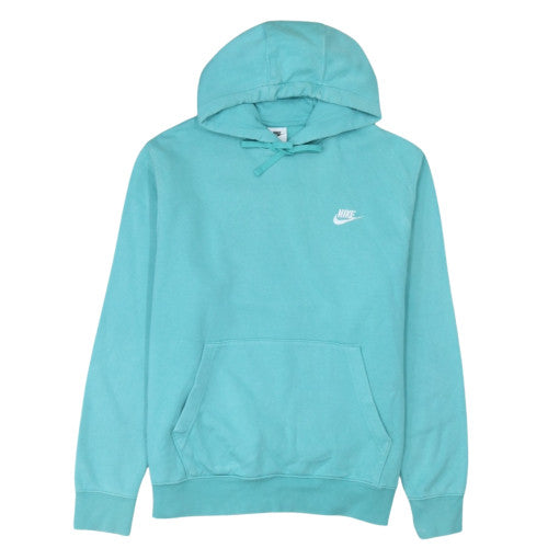 Nike Men's Blue Pullover Hoodie Size L Cotton Blend Classic Style