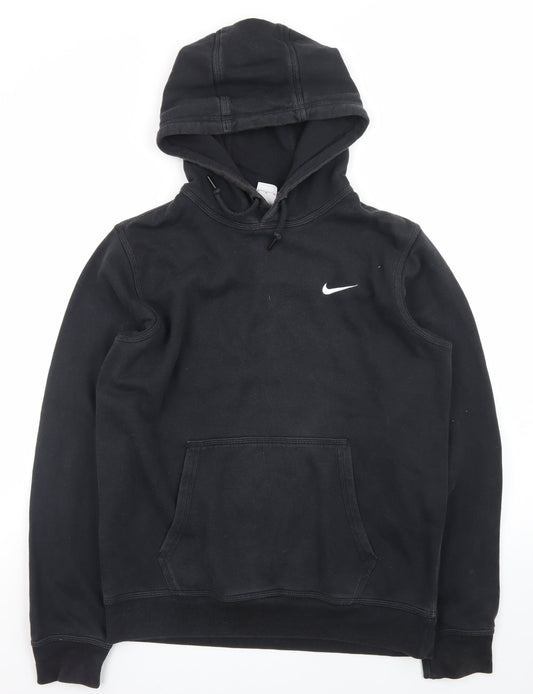 Nike Men's Black Pullover Hoodie Size M Regular Fit Sportswear