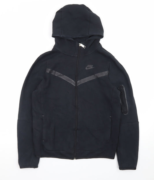 Nike Men's Black XL Full Zip Hoodie Fleece Sportswear