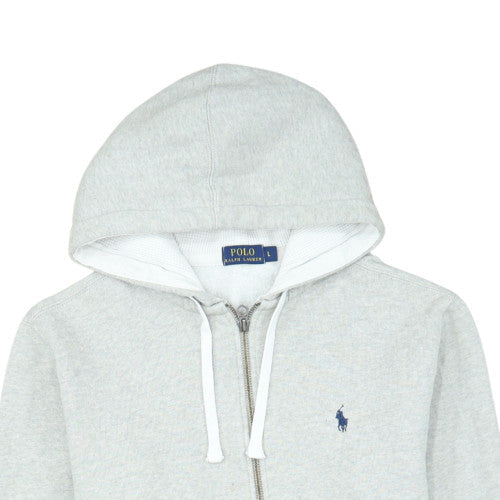 Polo Ralph Lauren Men's Grey Full Zip Hoodie Size L