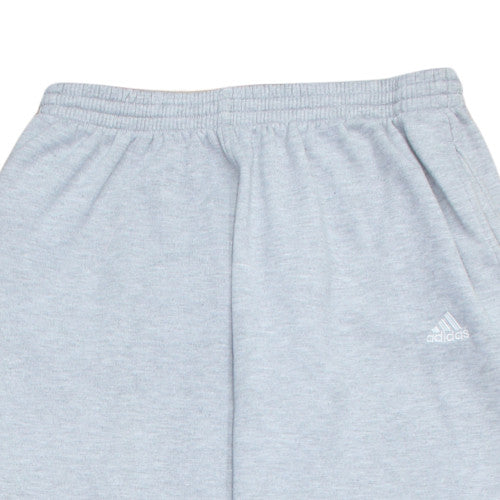 Adidas Men's Grey Fleece Jogger Sweatpants Size L Regular Fit