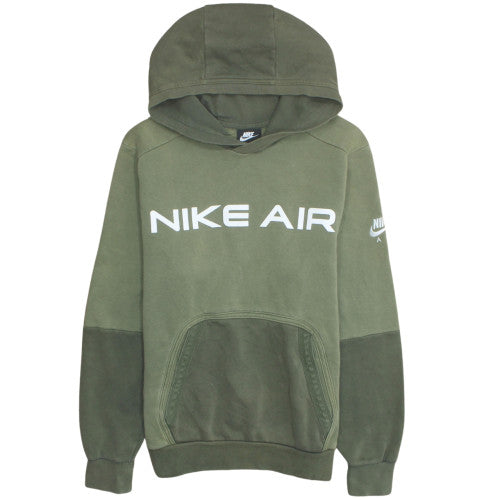 Nike Men's Green Pullover Hoodie Air Logo Size S