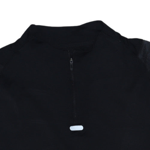 Nike Women’s Black Dri-Fit 1/4 Zip Long Sleeve Running Top L
