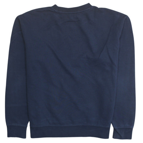 Lee Men's Blue Regular Fit Cotton Crew Neck Sweatshirt M