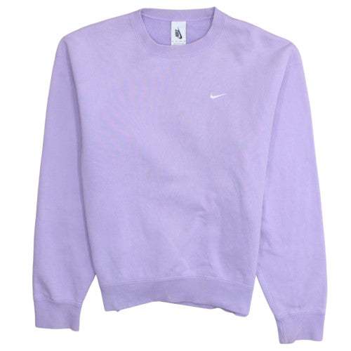 Nike Womens Lilac Crew Neck Sweatshirt XS Cotton Blend Casual