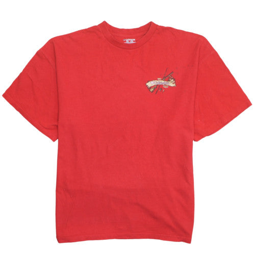 Columbia Men's Red XXL True Sportsman Graphic Cotton T-Shirt