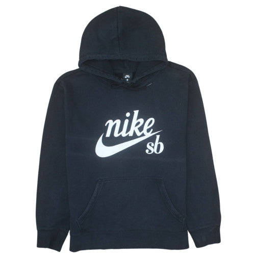 Nike SB Men's Black Pullover Hoodie Size S Graphic Logo Fleece