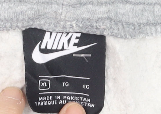 Nike Men Grey XL Jogger Sweatpants Tapered Fit Activewear Trousers