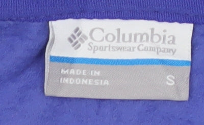 Columbia Women's Blue Fleece Full Zip Hoodie Jacket Size S