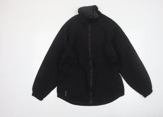 Columbia Women's Black Soft Shell Fleece Lined Jacket Size S