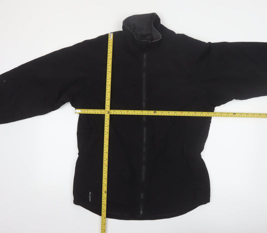 Columbia Women's Black Soft Shell Fleece Lined Jacket Size S