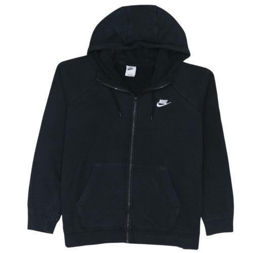 Nike Men's Black XL Full Zip Hoodie Sweatshirt Fleece