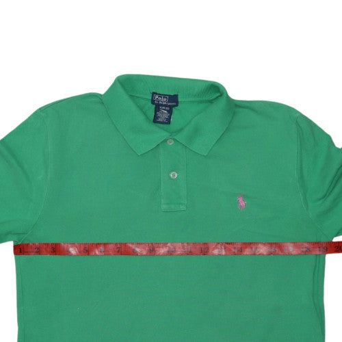Ralph Lauren Girls Green Polo Shirt XL (18-20) 100% Cotton Classic Fit