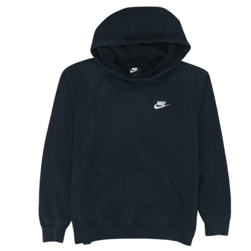 Nike Womens Black M Pullover Hoodie Cotton Blend Sweatshirt