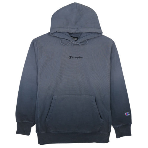 Champion Mens Grey Pullover Hoodie L Reverse Weave Embroidered Logo