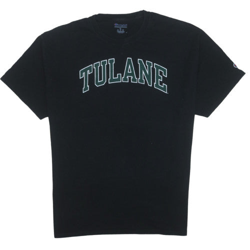 Champion Men's Black Tulane University XL Graphic T-Shirt