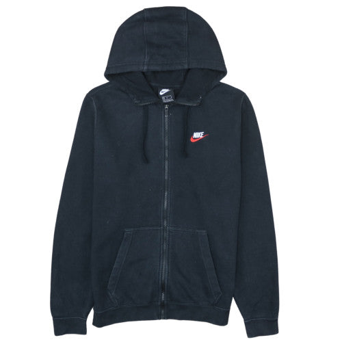 Nike Men's Black Full Zip Hoodie Size M Regular Fit Fleece