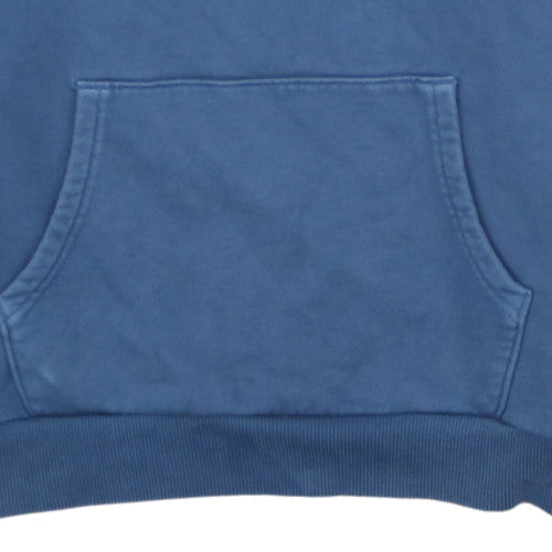 The North Face Men Blue Pullover Hoodie M Outdoor Cotton Sweatshirt