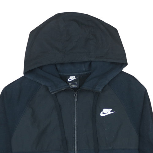 Nike Men’s Black Full Zip Hoodie Size M Logo Sportswear