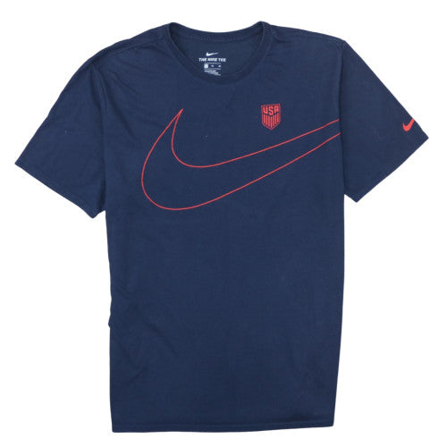 Nike Men's Navy Blue USA Dri-Fit Athletic T-Shirt XL