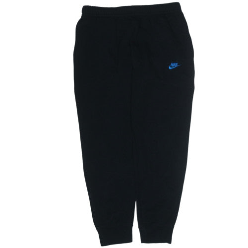 Nike Mens Black Fleece Sweatpants L Regular Fit Cuffed Joggers