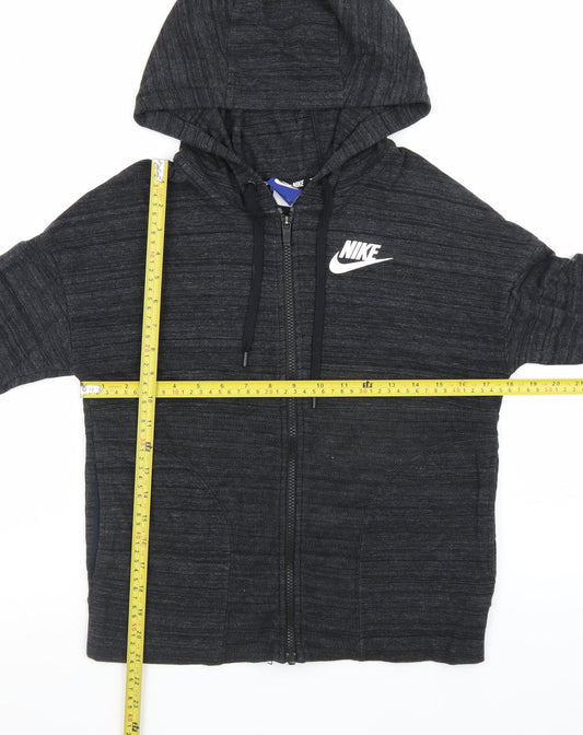 Nike Men's Black Full Zip Hoodie Small Regular Fit
