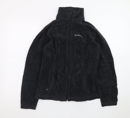 Columbia Men's Black Fleece Full Zip Outdoor Jacket Size S