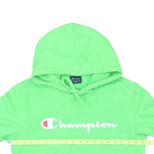 Champion Women's Green Pullover Hoodie Size S Cotton Blend