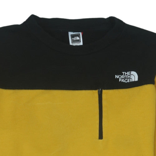The North Face Men's Yellow Black Pullover Sweatshirt M Outdoor Fleece