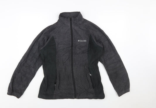 Columbia Womens Grey Fleece Full Zip Jacket Size S