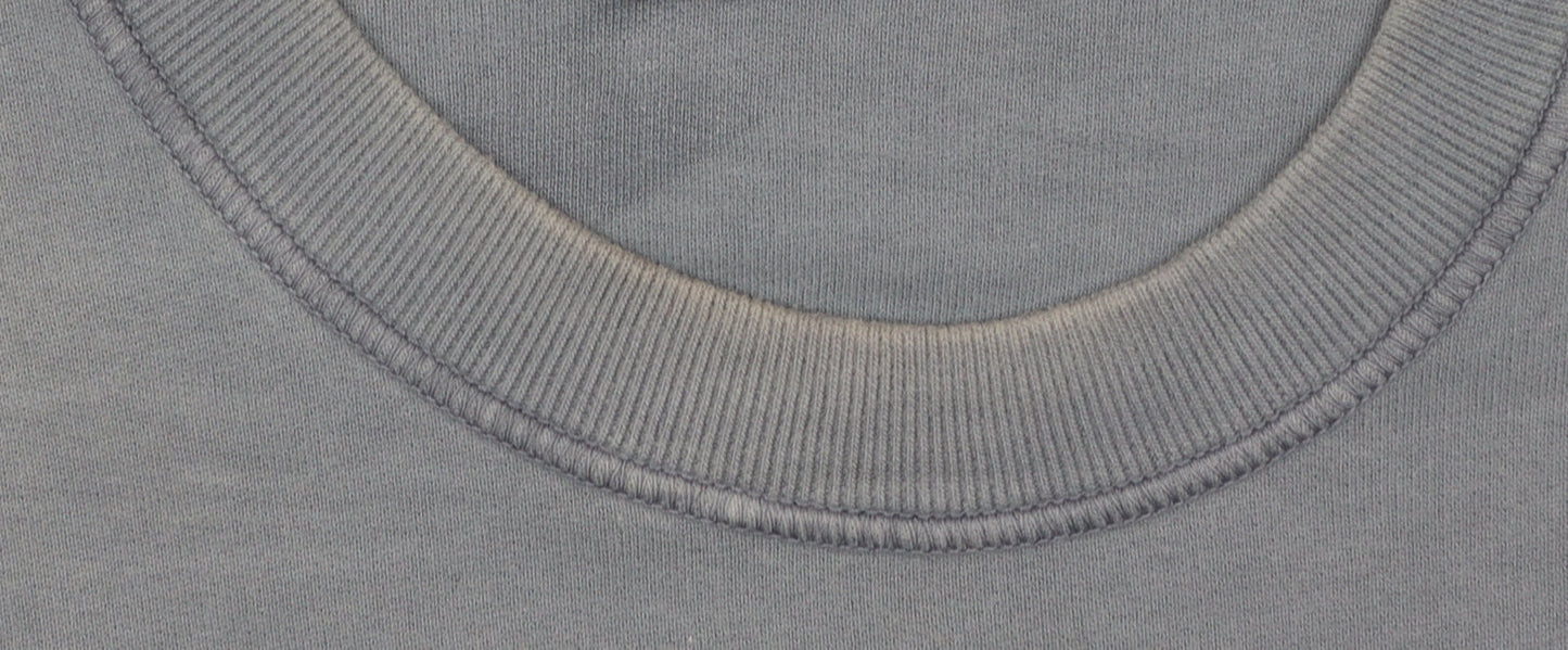 Stone Island Men's Blue Crew Neck Pullover Sweatshirt Size S