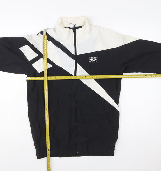 Reebok Men's Black XS Lightweight Windbreaker Jacket