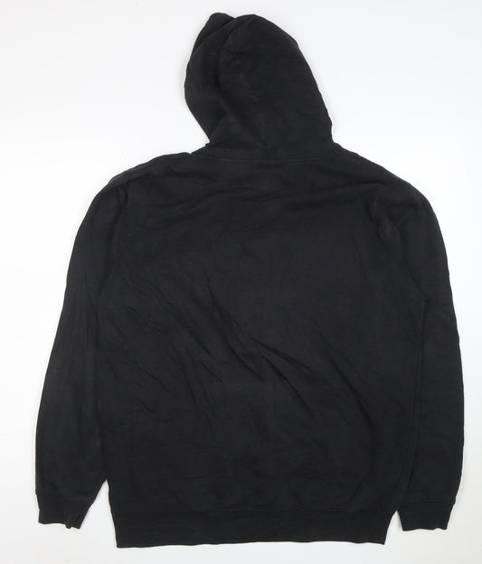 Umbro Men's Black XL Pullover Hoodie with Logo and Pocket