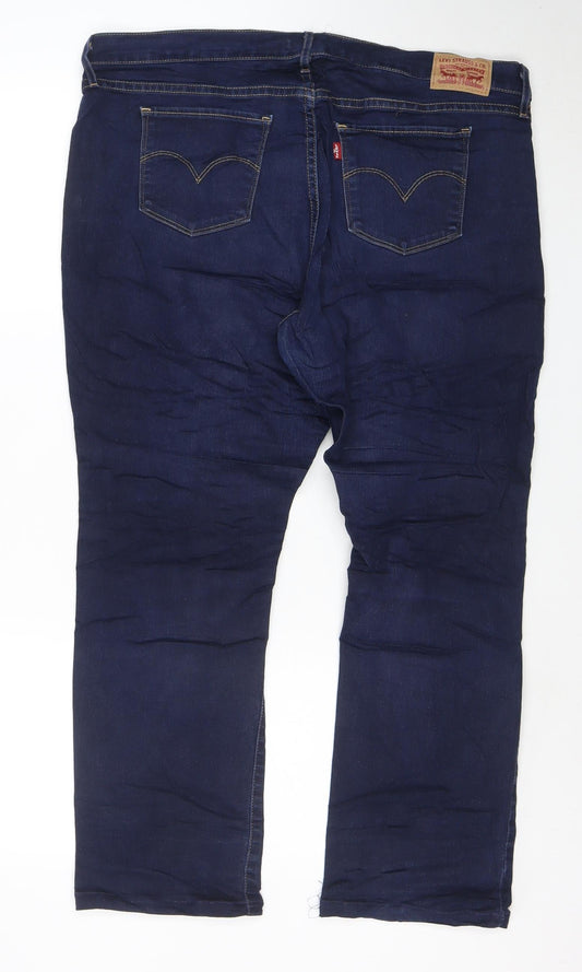 Levi's Women Blue 18 Plus 314 Shaping Straight Jeans