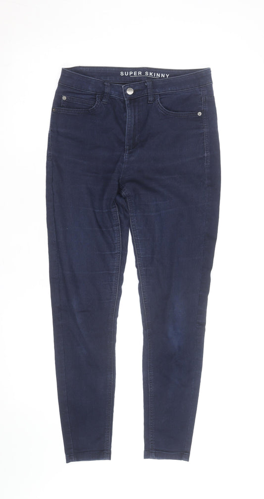 Marks & Spencer Womens Blue Super Skinny Jeans Size 10
