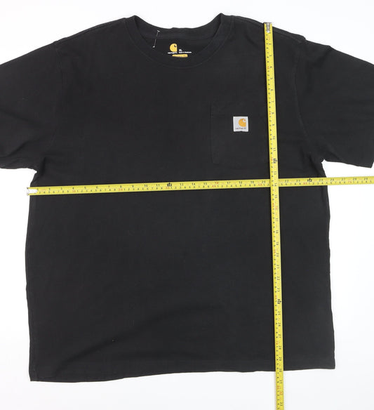 Carhartt Men's Black XL Classic Fit Pocket Work T-Shirt