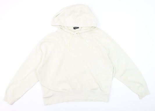 Nike Men's Ivory Pullover Hoodie M Regular Fit Fleece Sweatshirt