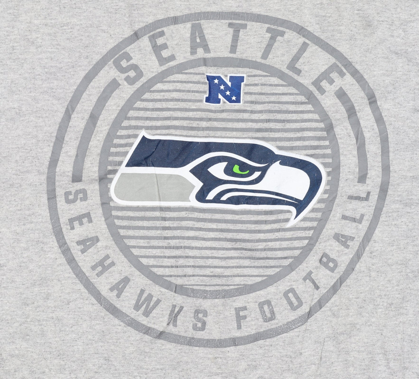 NFL Team Apparel Men's Grey Seattle Seahawks XL T-Shirt