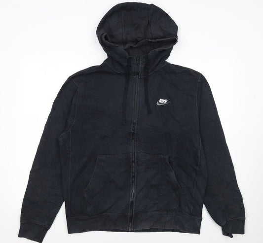 Nike Men's Black Full Zip Hoodie Size M Regular Fit