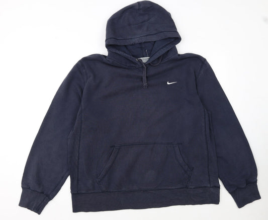 Nike Mens Blue XL Pullover Hoodie Fleece Sportswear Sweatshirt