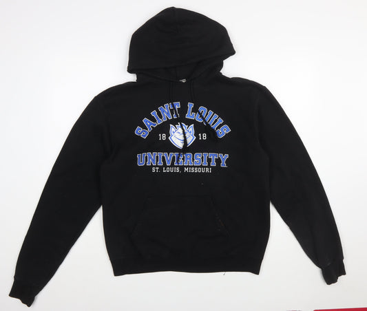 Champion Men's Black Saint Louis University Pullover Hoodie M