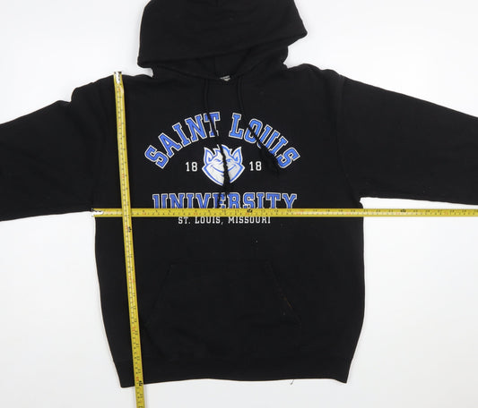 Champion Men's Black Saint Louis University Pullover Hoodie M