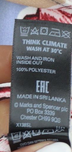 Marks and Spencer Women’s Multicoloured Floral Shift Dress Size 10