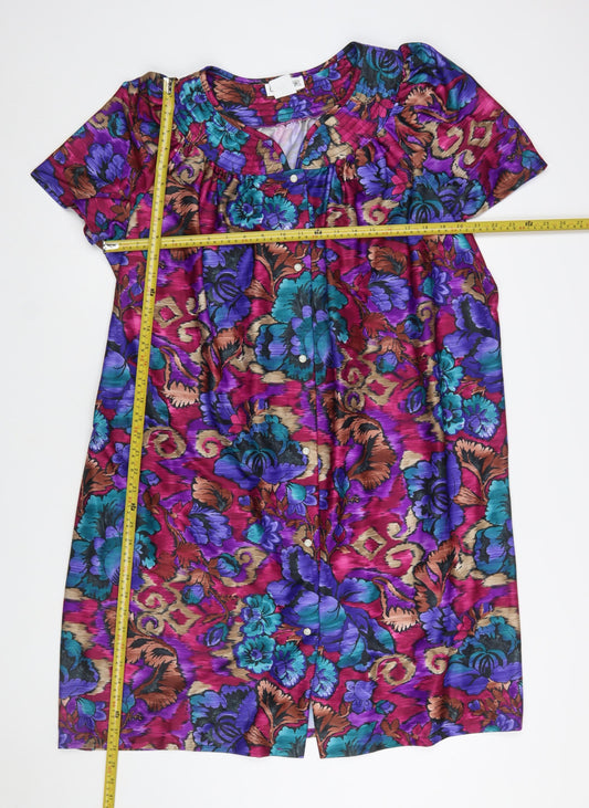 Collections Women’s Multicoloured Floral Shift Dress Size 18