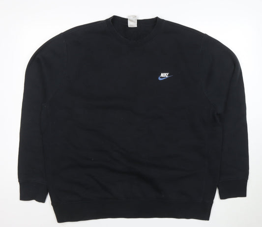 Nike Men's Black XL Pullover Crew Neck Sweatshirt