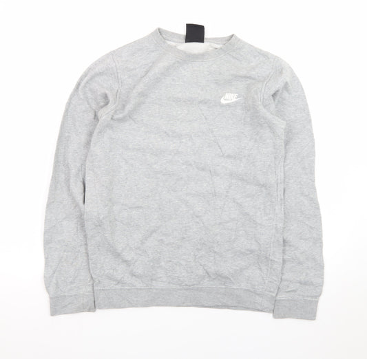 Nike Men's Grey XS Crew Neck Pullover Sweatshirt
