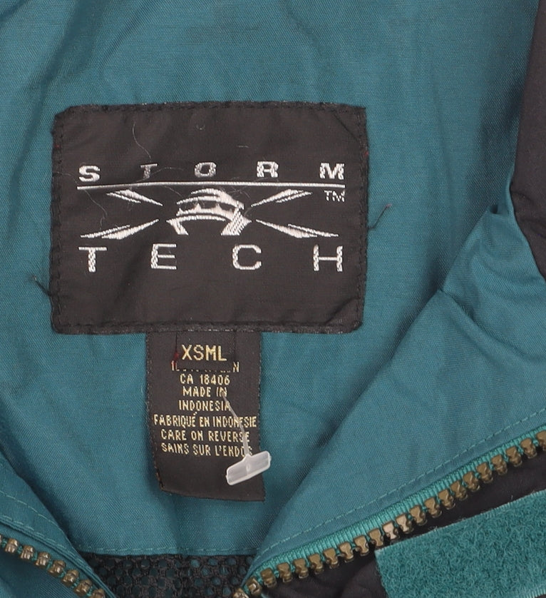 Storm Tech Men's Green XS Windbreaker Jacket Water Resistant Nylon