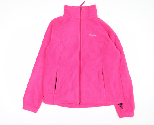 Columbia Women’s Pink Full Zip Fleece Hoodie XL